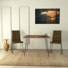 Hanah Home Sandalf Square - Nogal